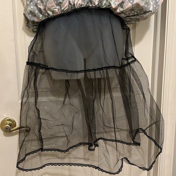 Vintage 80’s Gunne Sax Jessica McClintock Strapless Rosebud Print Dress Size 7/8 - Picture 10 of 16